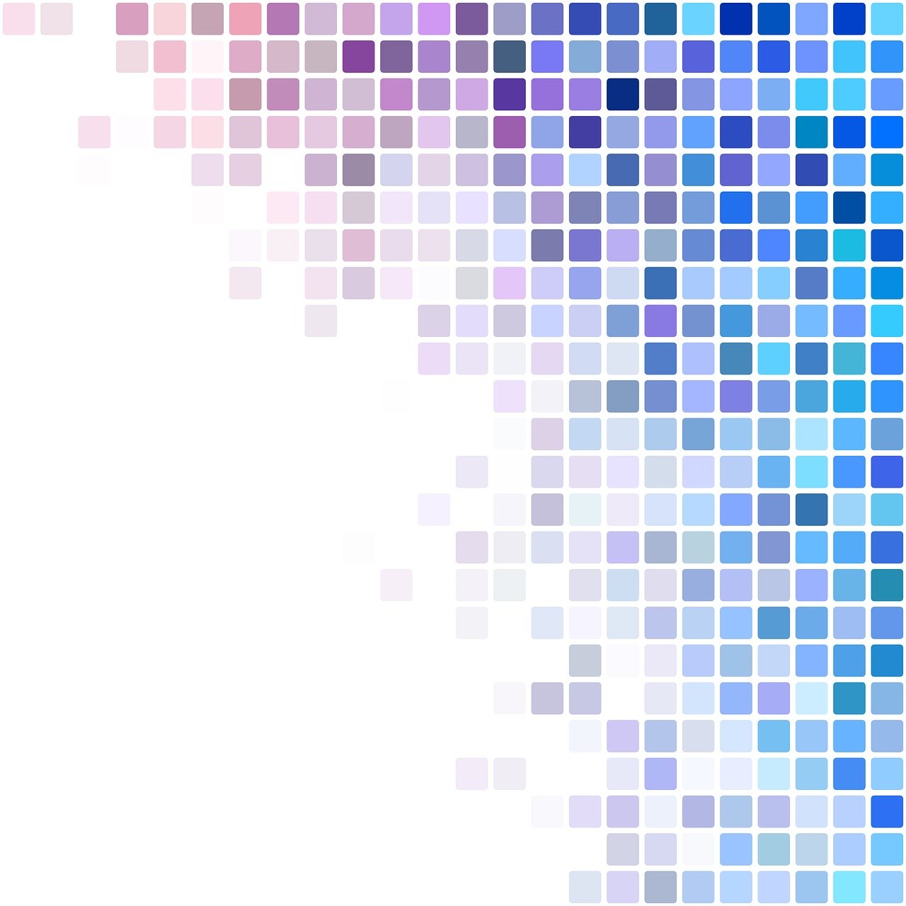 Colourful mosaic tiles,purple, blue hues